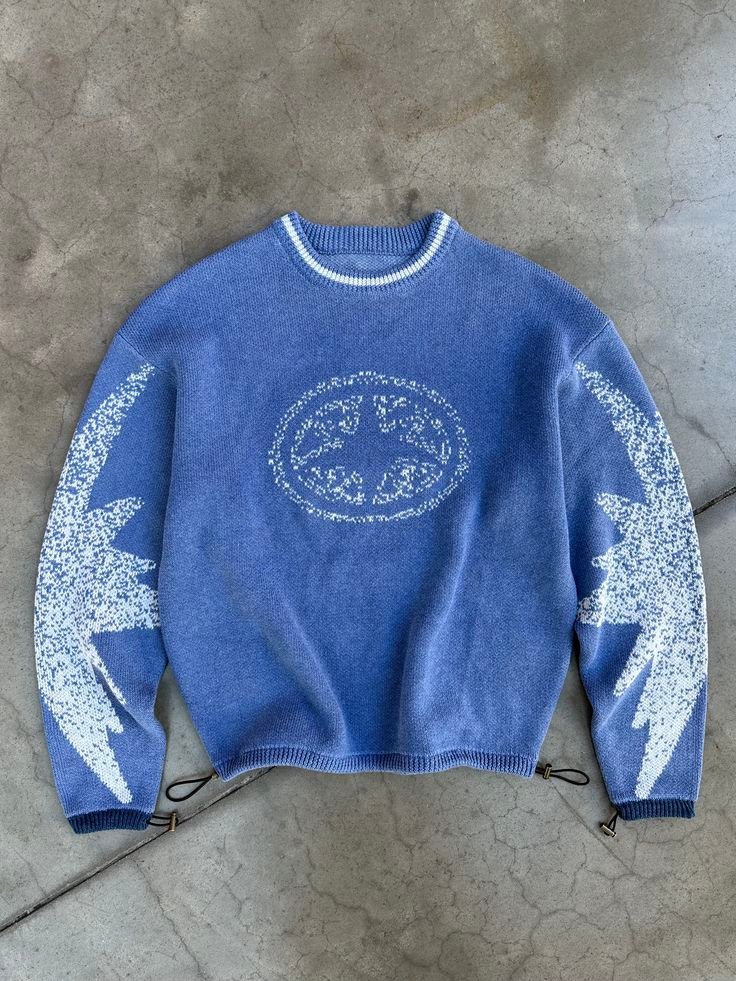 Starburst Graphic Knit Crewneck